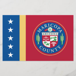 Papelería Bandera del condado de Maricopa (Arizona)