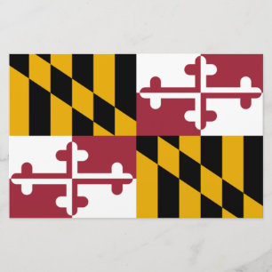 Papelería Bandera del Estado de Maryland