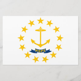 Papelería Bandera del estado de Rhode Island