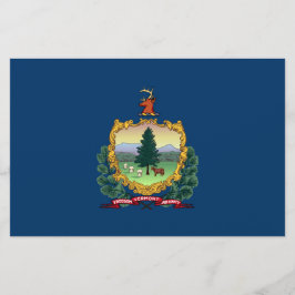 Papelería Bandera del Estado de Vermont