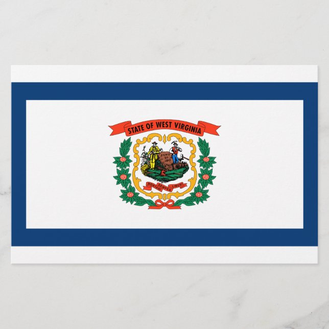 Papelería Bandera del Estado de Virginia Occidental (Anverso)