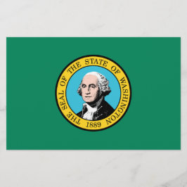 Papelería Bandera del Estado de Washington