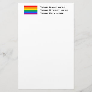 Papelería Bandera del orgullo gay