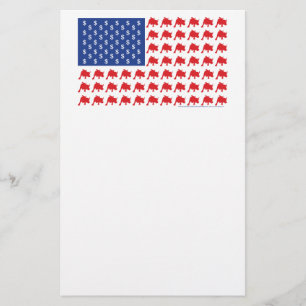 Papelería Bandera estadounidense de Wall Street