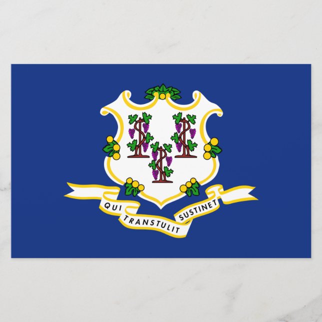 Papelería Bandera estatal de Connecticut (Anverso)