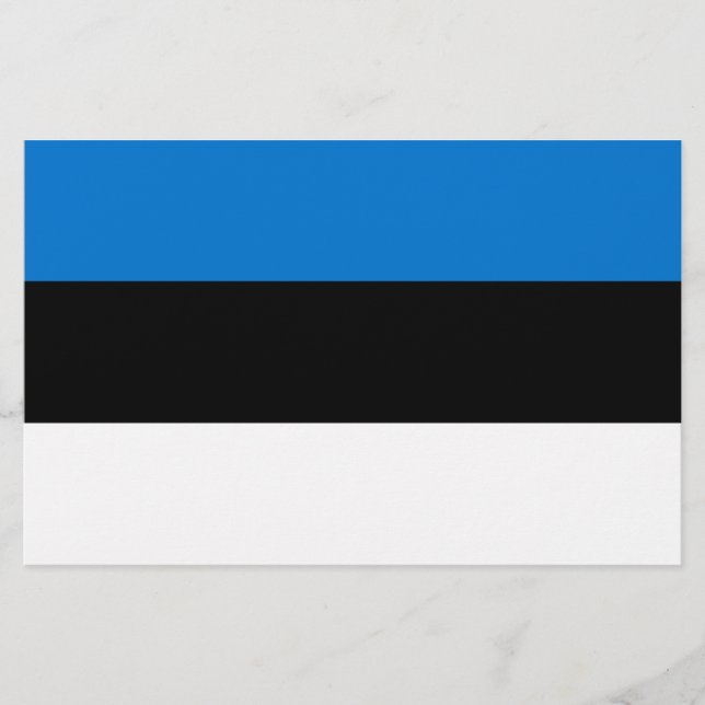 Papelería Bandera estonia (Anverso)