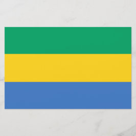 Papelería Bandera gabonesa (Gabón)