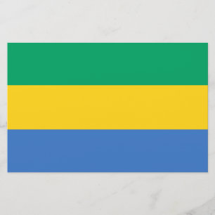 Papelería Bandera gabonesa (Gabón)