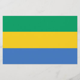 Papelería Bandera gabonesa (Gabón)