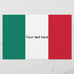 Papelería Bandera italiana Italia Il Tricolore