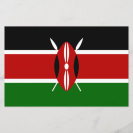 Papelería Bandera keniana (Kenya)
