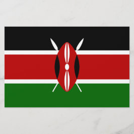 Papelería Bandera keniana (Kenya)