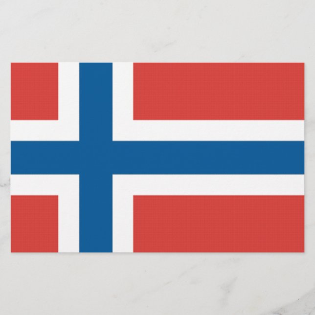 Papelería Bandera noruega (Anverso)