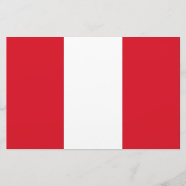Papelería Bandera peruana (Perú) (Anverso)