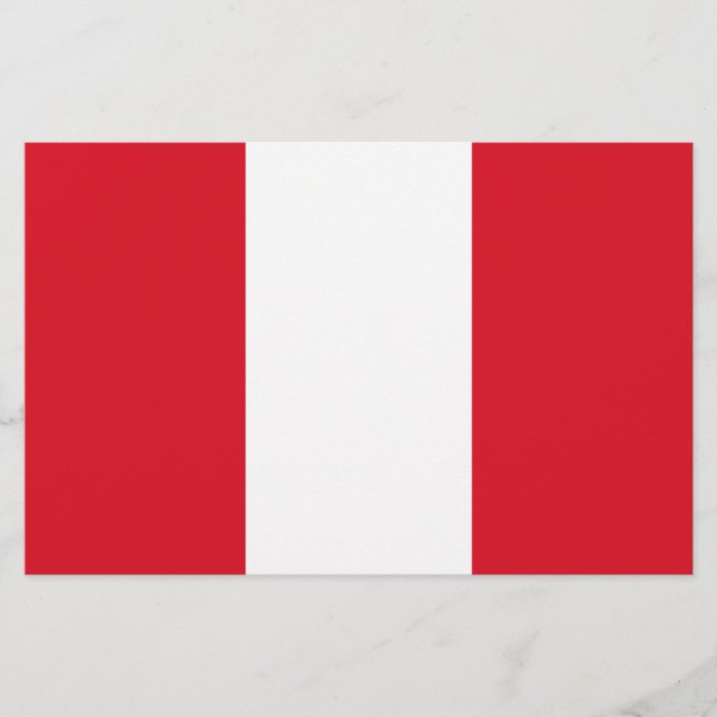 Papelería Bandera peruana (Perú) (Anverso)