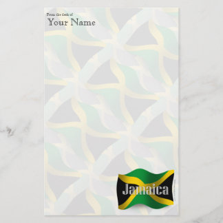 Papelería Bandera que agita de Jamaica