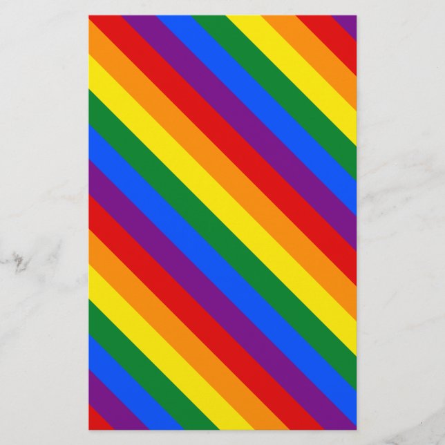 Papelería Bandera rara del orgullo del transporte LGBTQ de (Anverso)