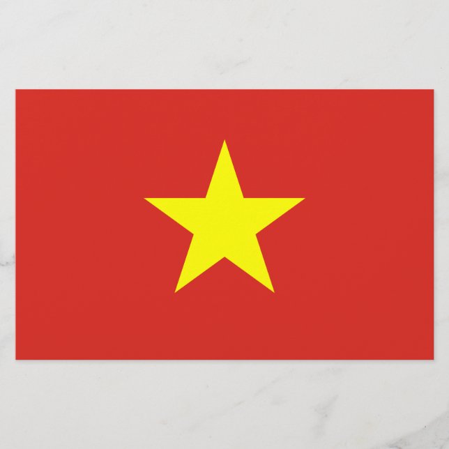 Papelería Bandera vietnamita (Vietnam) (Anverso)