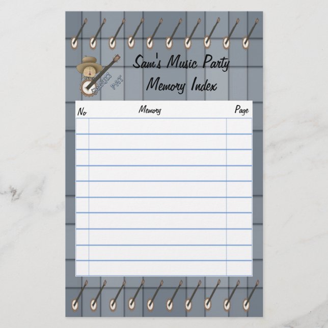 Papelería Banjo Pat (Anverso)