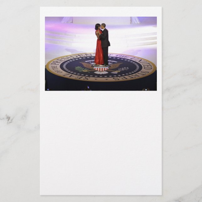 Papelería Barack y Michelle Obama (Anverso)