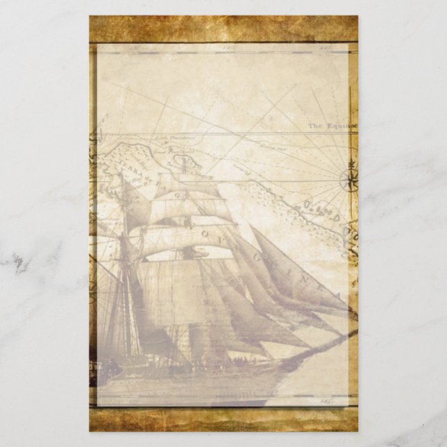 Papelería barco pirata (Anverso)