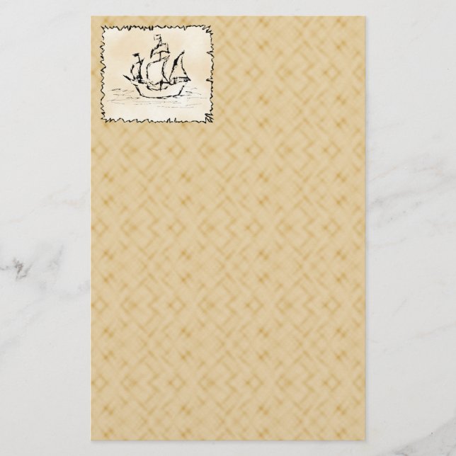 Papelería Barco pirata. (Anverso)