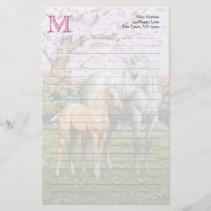 Papelería Barrio Gris de manzana Mare Palomino Foal