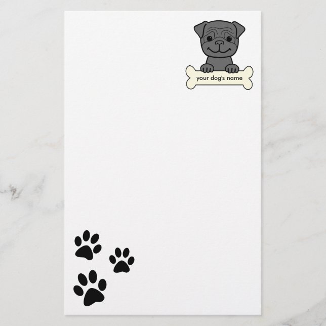 Papelería Barro amasado personalizado (Anverso)