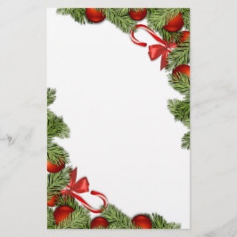 Papelería Bastón de caramelo del navidad y detalle del árbol