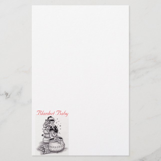 Papelería bathingbab, bebé combinado (Anverso)