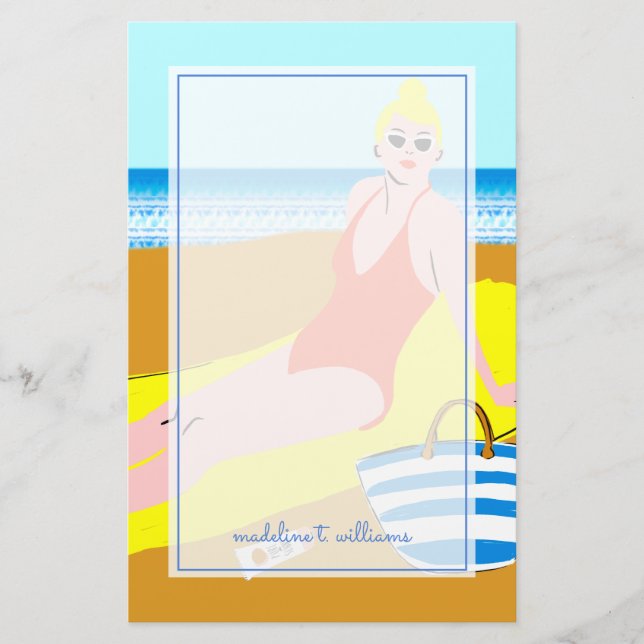 Papelería Beachy Keen - Amarillo (Anverso)