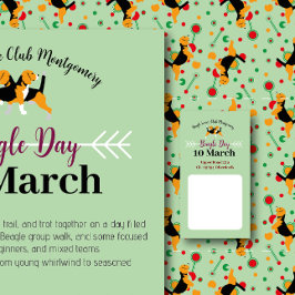 Papelería Beagle Dog Day Mailing 