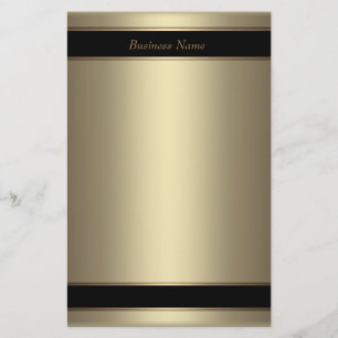 Papelería beige metal negro bronce