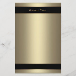 Papelería beige metal negro bronce