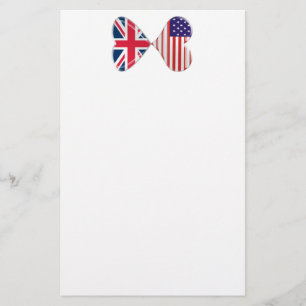 Papelería Besar los E.E.U.U. y arte BRITÁNICO de las