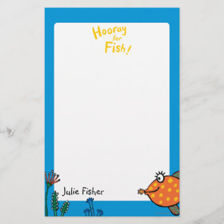 Papelería Besos de los pescados de la mamá y del bebé
