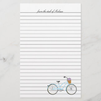 Papelería Bicicleta Aqua