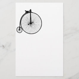 Papelería Bicicleta vintage de penique negro