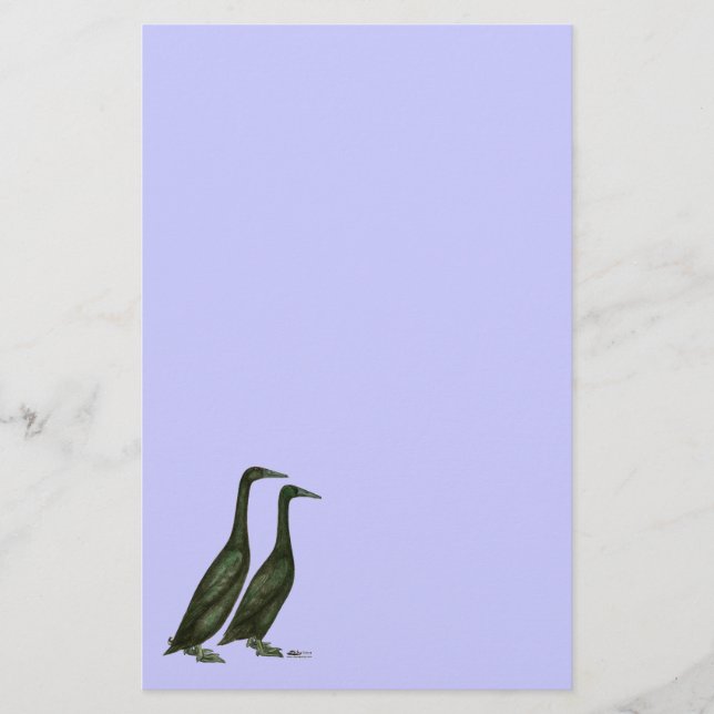 Papelería Black Runner Ducks (Anverso)