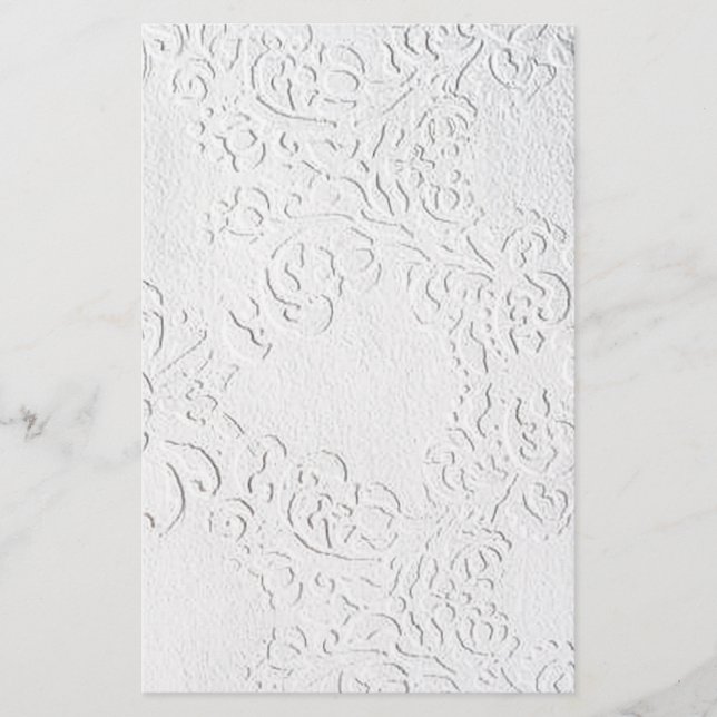 Papelería "Blanco sobre el diseño de los órganos blancos"  (Anverso)