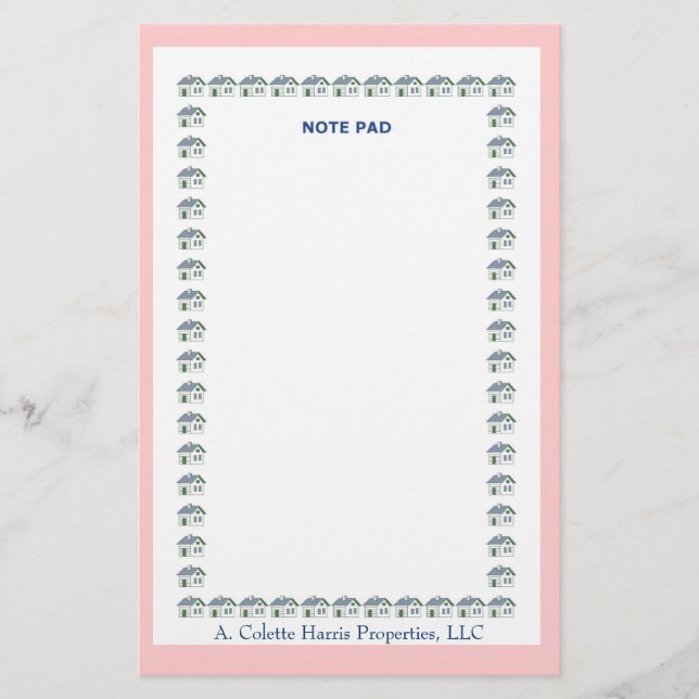 Papelería Bloc de notas: diseño 8 (Anverso)