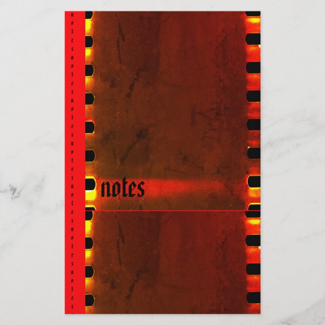 Papelería Bloc de notas gótico (Anverso)