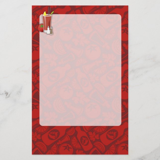 Papelería Bloody Mary (Anverso)