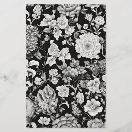 Papelería Bloom nocturno: un Boda floral oscuro