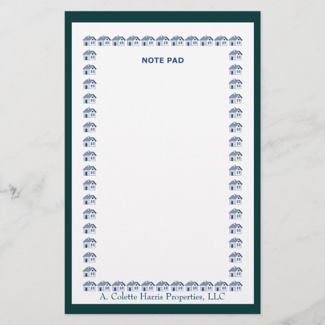 Papelería Bloque de notas - Diseño 10 (Anverso)