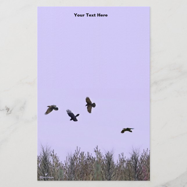 Papelería Bloque De Ravens (Anverso)