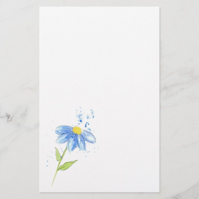 Papelería Blue Daisy (Anverso)