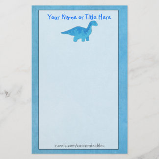 Papelería Blue Dino Stationery