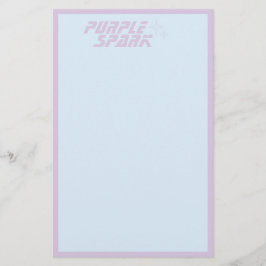 Papelería Blue Purple Small Business