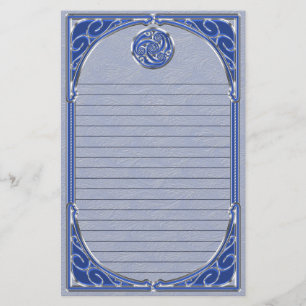 Papelería Blue Silver Triskel Lin